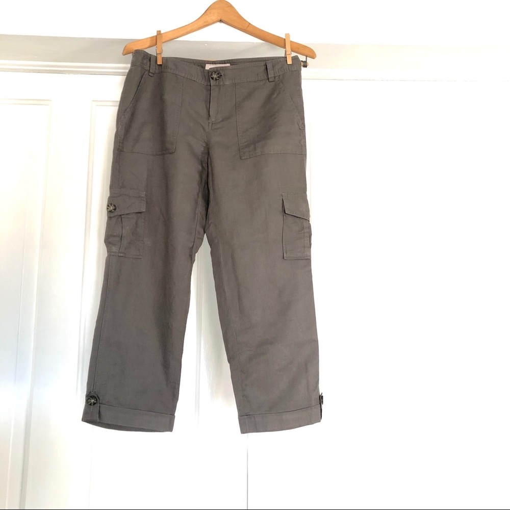 Banana Republic Cargo Capri Martin Fit 4
